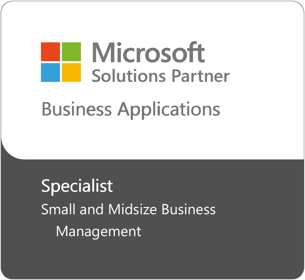 Microsoft Solutions Partner – Business Applications, Specialist: Small and Midsize Business Management